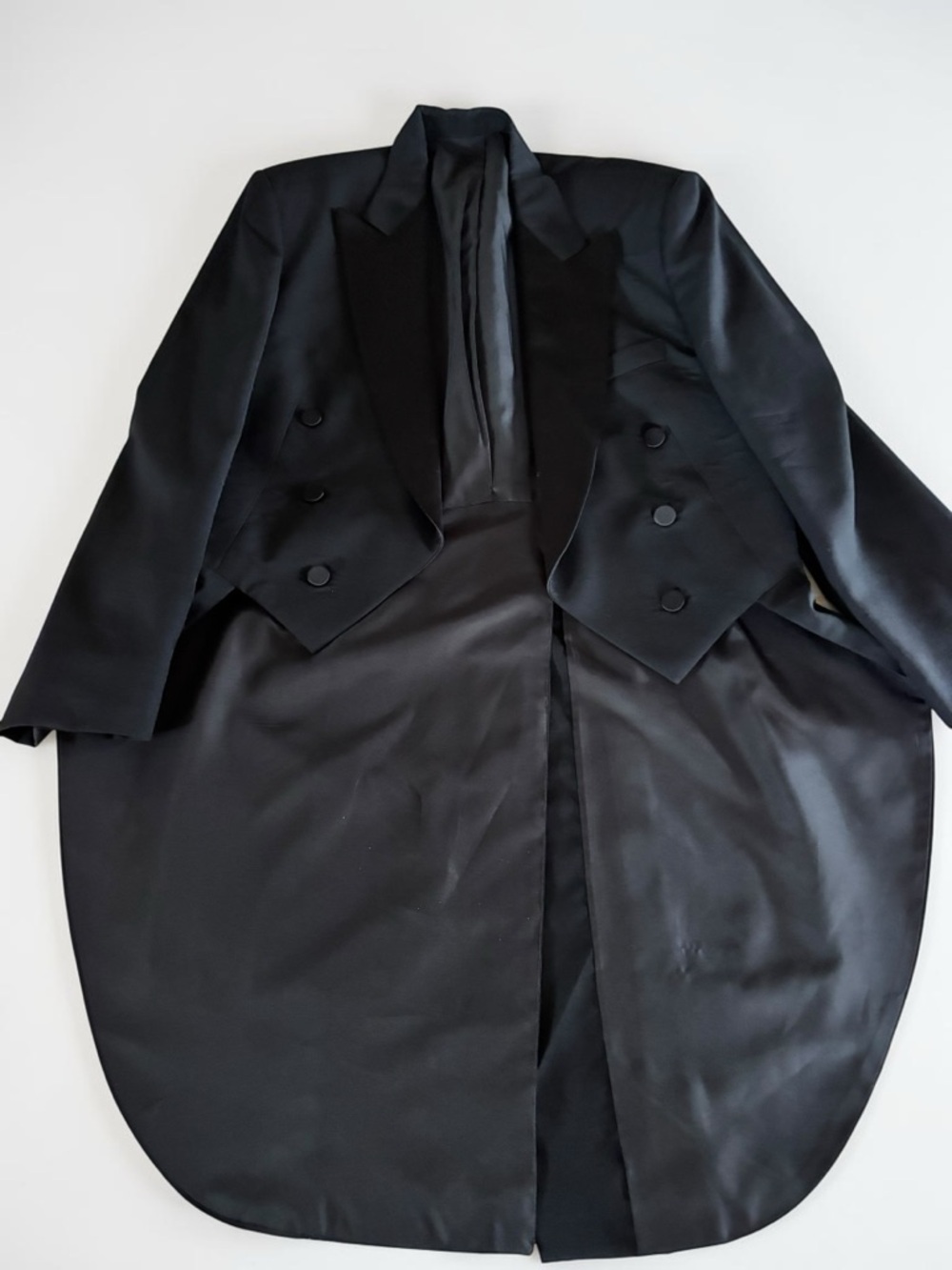 YSL Tuxedo Tailcoat for Women Formal Black Evening Jacket S